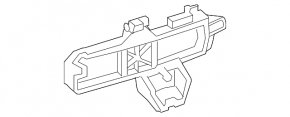 Front left door handle mechanism Mercedes GLS-class X166 13-19