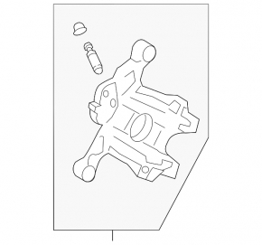 Rear right support Mazda 3 19- FWD
