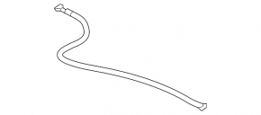 Hood release cable on the hood right Jaguar F-Pace X761 17-