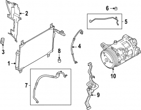 Nissan Rogue 21-24 ambient air temperature sensor