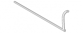 Door seal on the right threshold VW Taos 22-25