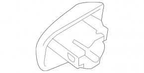 Front left door handle cover for Volvo S60 11-18