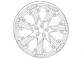 Wheel disk R21 Nissan Murano 25-26