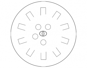 Wheel cap R16 5*114.3 Toyota Camry v50 12-14 usa, for painting, curb