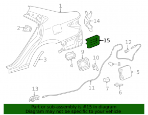 Left ventilation shield Toyota Camry v55 15-17 usa