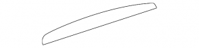 Trunk lid molding Lexus ES300 ES330 01-06 chrome