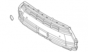 Lower grille front bumper assembly Kia Niro 23- HEV, PHEV structure without parking sensors under radar