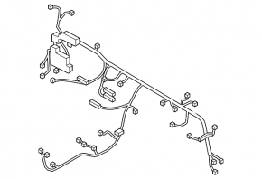 Hyundai Sonata 11-12 hybrid under-dash wiring