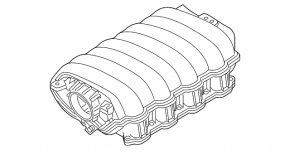 Intake manifold Porsche Panamera 10-16 4.8