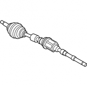 Drive axle shaft front right Ford Ecosport 18-22 2.0