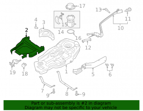 Fuel tank cover Ford Explorer 20-