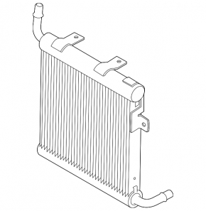 Additional right radiator for Land Rover Range Rover Velar 18-25 2.0T, 3.0T, 5.0T, MHEV