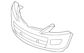 Naked front bumper for Mazda CX-9 10-12