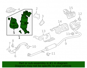 Exhaust manifold with catalytic converter Honda Civic X FC 19-21 2.0
