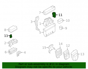Relay block left Infiniti Q50 14-