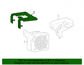 Nissan Leaf 18-22 Warning Signal Bracket