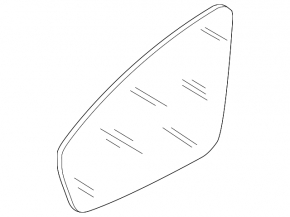 Mirror element right VW Taos 22-25 aspherical, heated