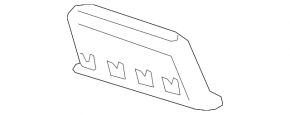 Buick Encore 13-16 gray interior trunk handle