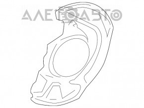 Brake Disc Cover Front Right Lexus RX330 RX330 RX300 RX330 RX350 RX400h 04-09