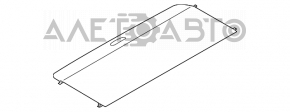 Trunk curtain Mini Cooper Clubman R55 07-14 black