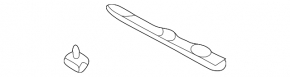Rear bumper bracket upper left Toyota Camry v30 2.4