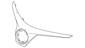 Toyota Corolla 17-19 grille trim