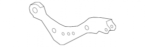 Upper rear left arm Nissan Altima 19- fwd
