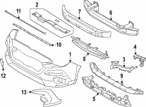 Subaru Crosstrek 2024-2026 Front Bumper Grille Left