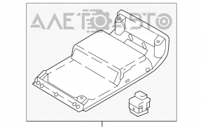 Front light VW Tiguan 18-24 grey for sunroof