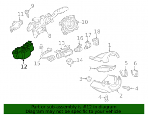 Steering column lock Audi A3 8V 15-20 keyless