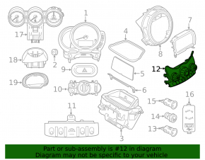 Mini Cooper F56 3d 14- manual climate control without heating