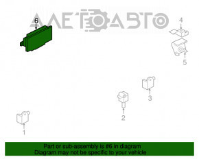 Module srs airbag computer airbags BMW 3 F30 12-18