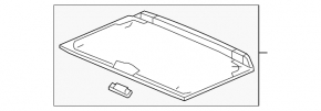 Honda Accord 18-22 sunroof shade