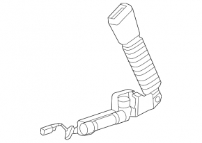 Mini Cooper Countryman R60 10-16 Driver's Seat Belt, Black