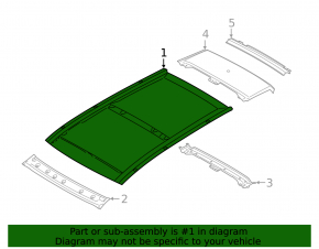 Panoramic sunroof mechanism for the Hyundai Santa FE 21-23