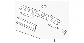 Trunk opening trim Honda CRV 17-22