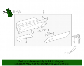 TRUNK OPENER button Toyota Avalon 13-18