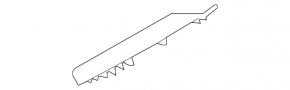 Outer rear left door sill plate for Hyundai Sonata 20-23, black, HEV