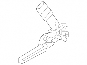 Infiniti Q50 14-17 Passenger Seat Belt Tensioner Black
