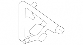 Front left body tilt sensor for Porsche Taycan 20-26