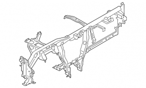 Under-torpedo pipe reinforcement Ford Escape MK4 20-22