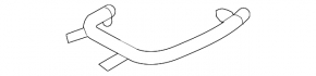 Cooling system pipe VW Tiguan 09-17 plastic