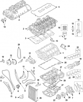 Solenoid valve BMW 3 F30 12-18 2.0T