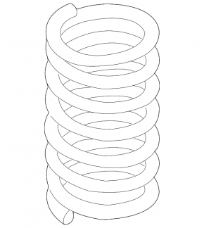 Spring rear right Subaru XV Crosstrek 18-20