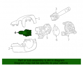 Steering column switch left Chevrolet Camaro 16-