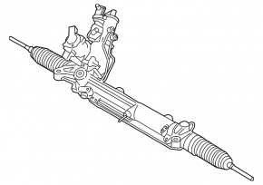 Power steering rack BMW 5 F10 11-16 3.0T AWD