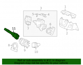 Left steering column switch Honda CRV 17-18