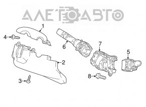 Left steering column switch Honda CRV 17-18