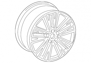 Wheel disk R20 8.5J ET:43 Audi A6 C8 19- style C1S