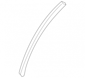 Door seal rear right Mini Cooper Countryman R60 10-16 on the end